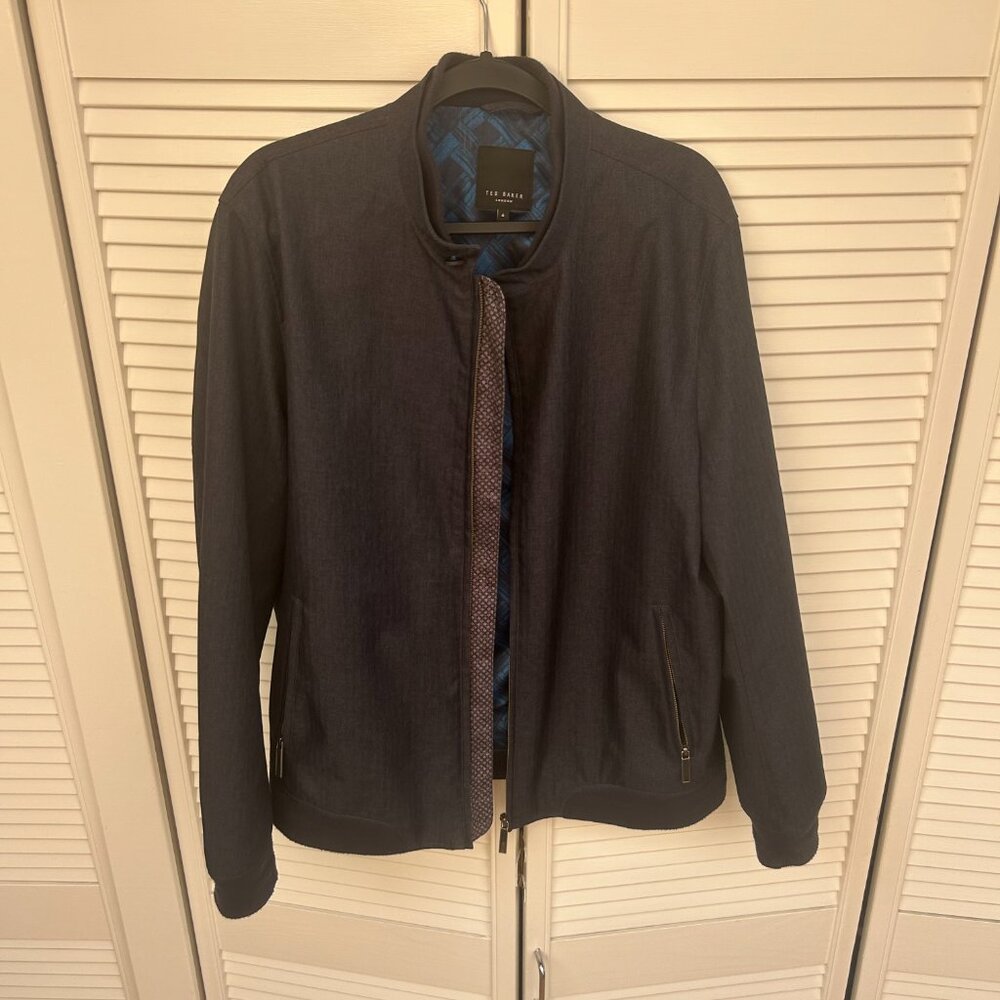 Ted Baker Navy Bomber Jacket